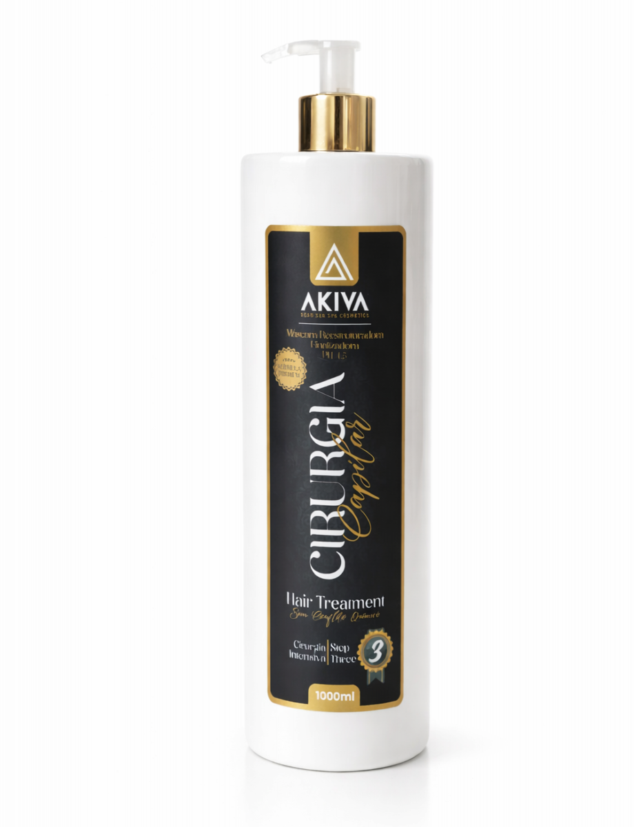 Máscara Reestruturadora Finalizadora Cirurgia Capilar  Akiva Cosmetics