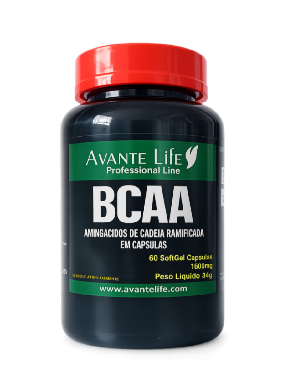 BCAA Aminoácidos de Cadeia Ramificada 1400mg