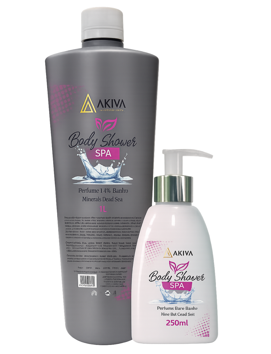 Dead Sea Spa Liquid Soap Kit with Refill (Clean Magenta)