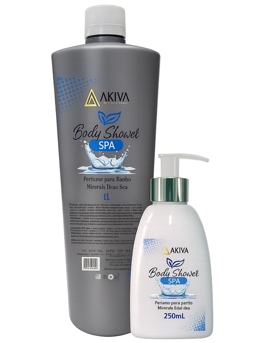Dead Sea Spa Liquid Soap Kit with Refill (Blue)