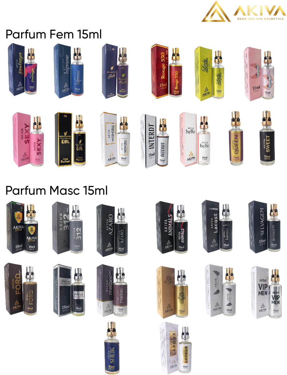 Kit Perfume 15ml Compre 10 leve 15
